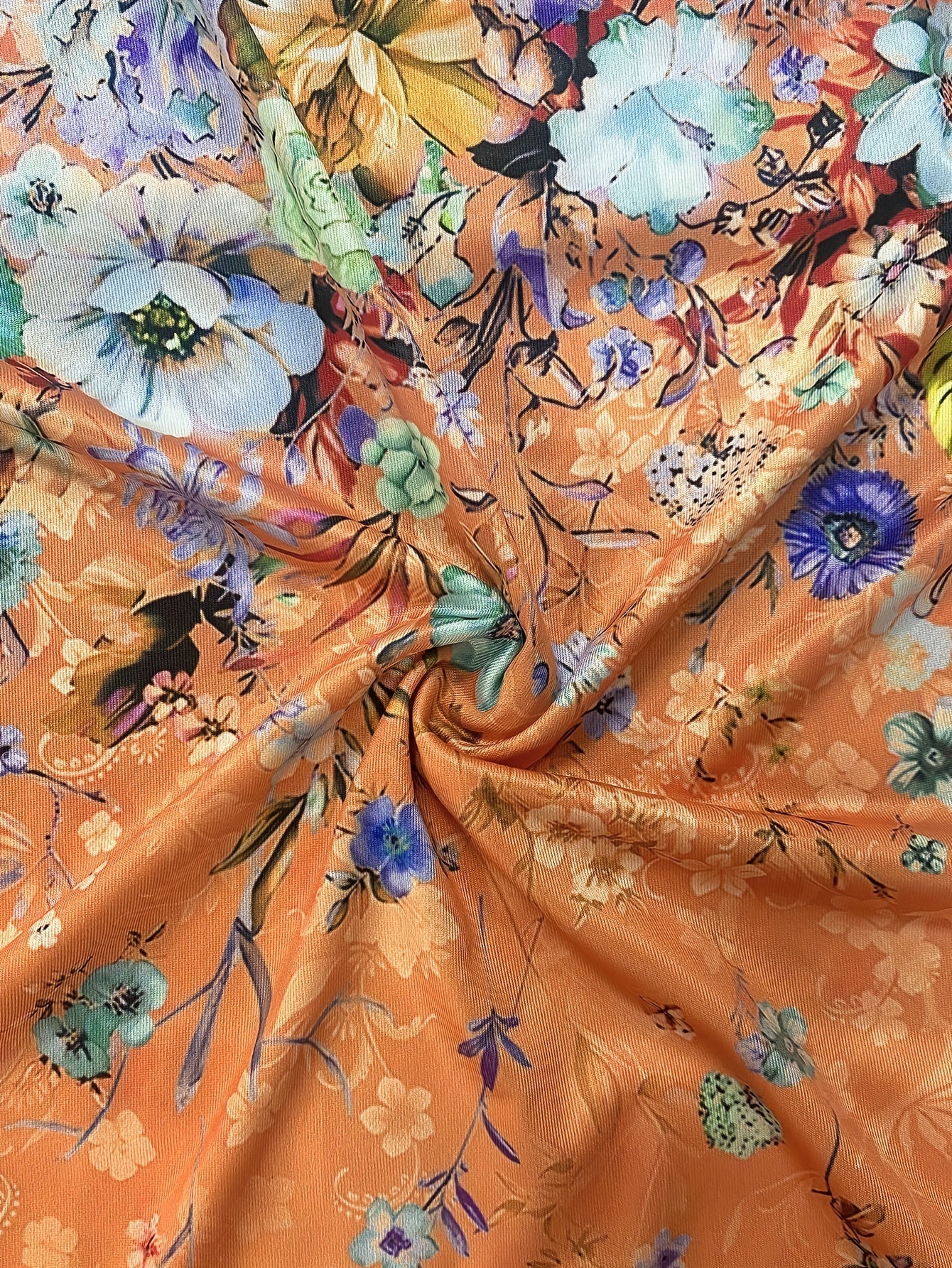 Floral Print Crew Neck Tank Dress, Casual Sleeveless Ring Linked Dress For Spring & Summer, Women's Clothing