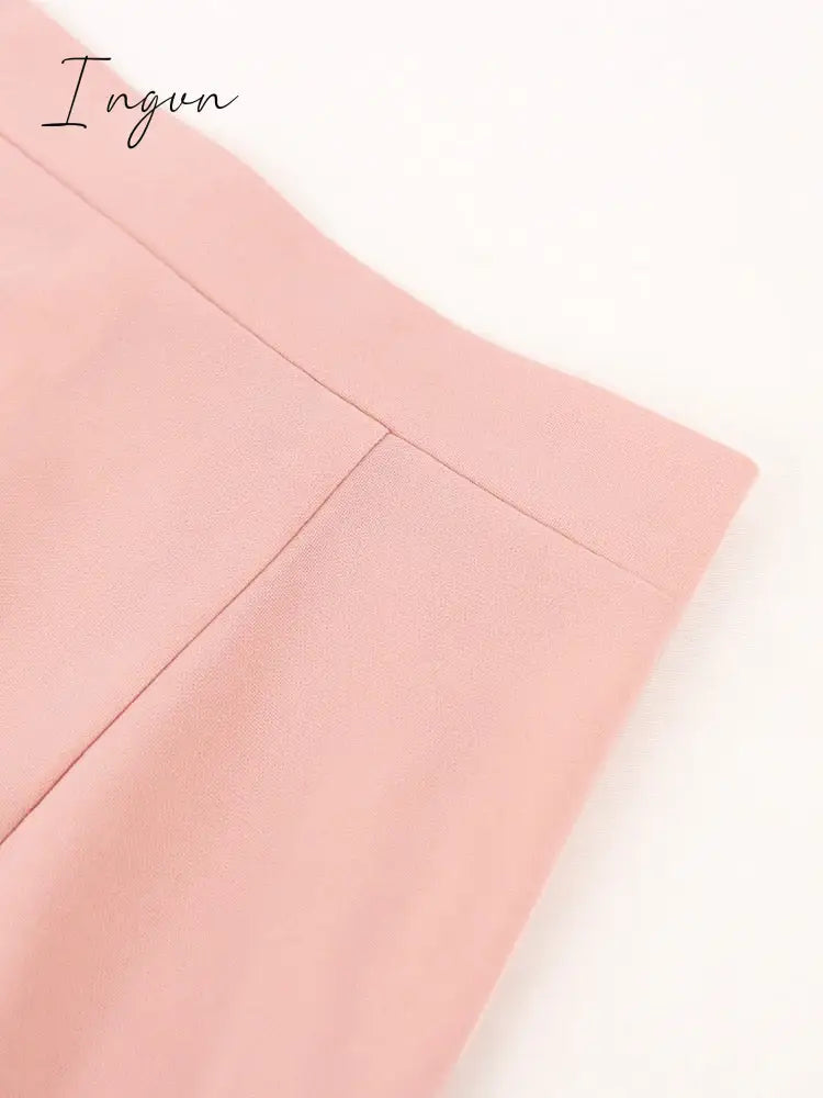 Ingvn - Women Mermaid Skirt High Waist Black Trumpet Flare Fishtail Sheath Stylish Ruffle Elegant Party Event Elastic Classy Jupes