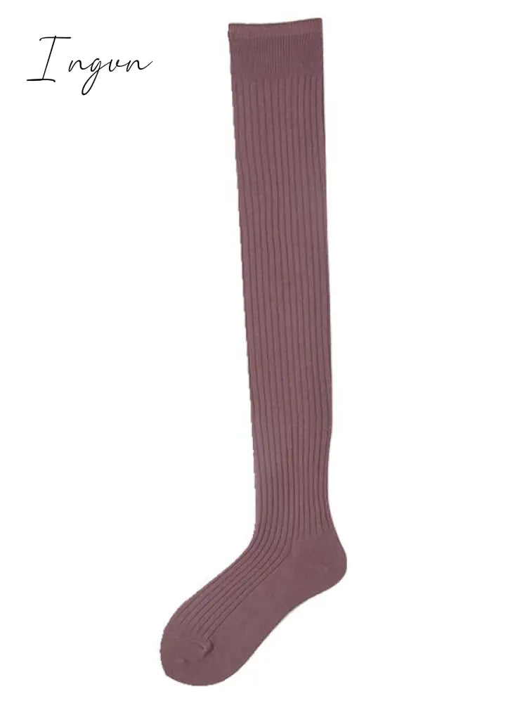 Ingvn - Autumn winter Cotton Knee-high stockings
