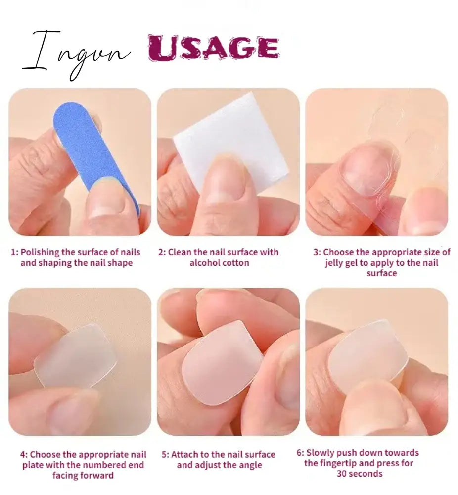 10Pcs Handmade Manicure Short Coffin Fake Nails Cute Limited Nails Press On Nails Design with Adhesive Nail File Set