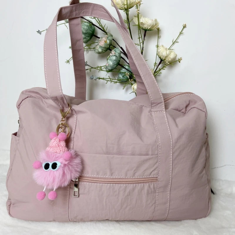 Ingvn  New High Capacity Travel Bag Portable Lightweight Casual Shoulder Bag Women's Class Commuting Sports Yoga Tote Bag