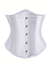 Women's Exquisite Lace-Up Corset Bustier - Slimming Waist Trainer, Body Shaper, Comfortable Shapewear, Adjustable Straps, Lingerie for Hourglass Figure, Postpartum Recovery, Back Support, and Everyday Wear