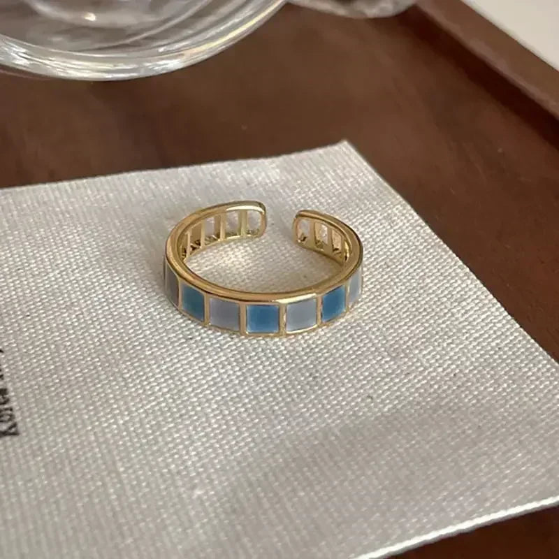INGVN  Stainless Steel Simple Smooth Metal Heart Ring for Women Men Y2K Trendy Ring Korean Elegant Party Jewelry Couple Gifts