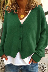 Ingvn - Casual Solid Patchwork V Neck Mid Waist Sweaters(15 Colors)