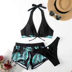 Sexy Bikini  Woman Swimsuit Women Swimwear Push Up Bikini Set Patchwork Biquini 3 Piece Summer Beach Bathing Suit Swim Wear
