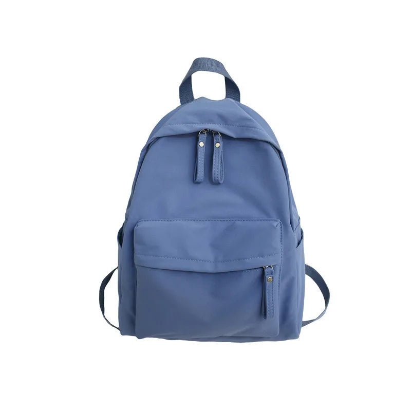 Ingvn  New Women's Fashion Women's Large Capacity University Backpack Cute Girls' Travel Backpack Cool Backpack Trendy Solid Color Back