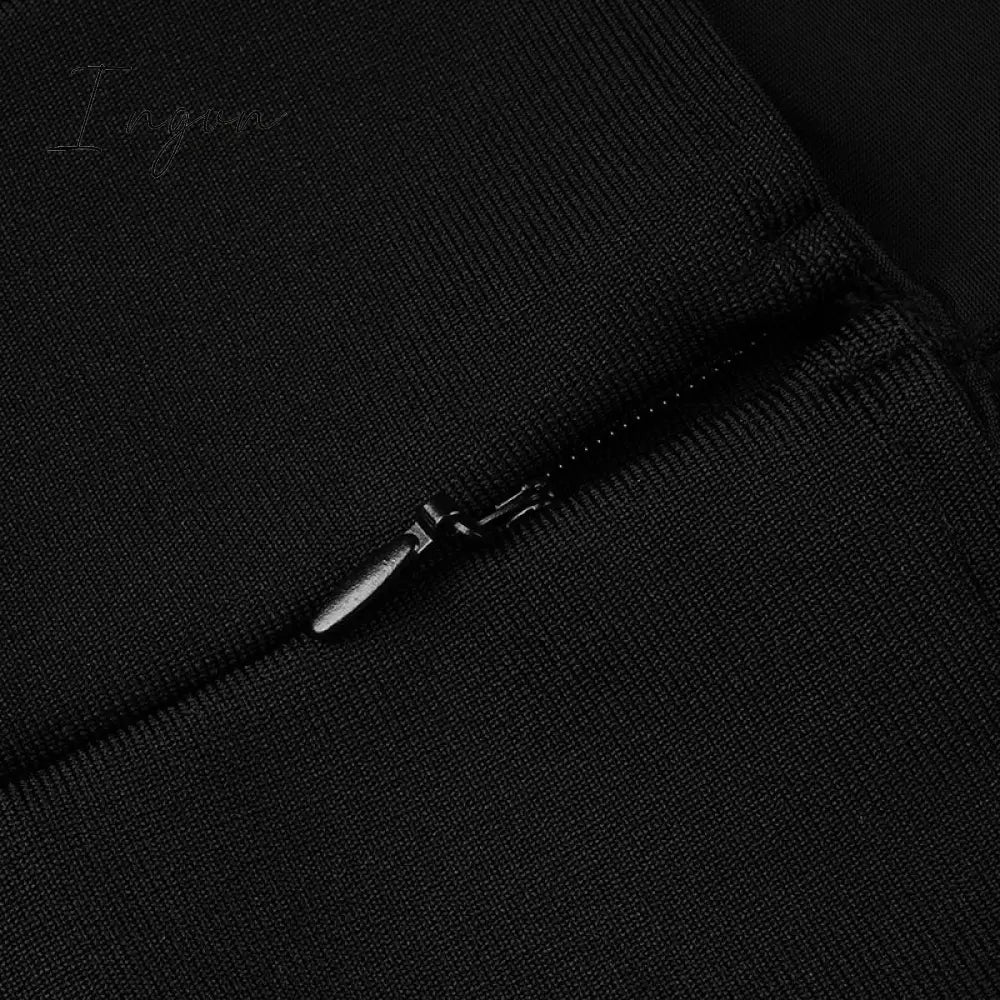 Ingvn - Bandage Women Dress New Summer Sexy Party Club Elegant Bodycon Bandage Dress Spaghetti Strap Ladies Clothes