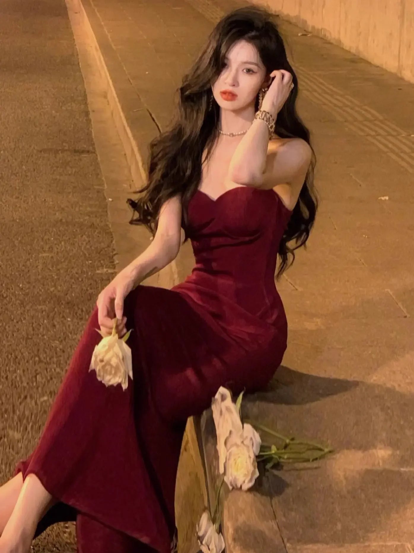 Vintage Designer Fashion Sexy Slim Fit Bodycon Dress for Women Long Party Club Prom Evening Strap Midi Dresses Summer Robe