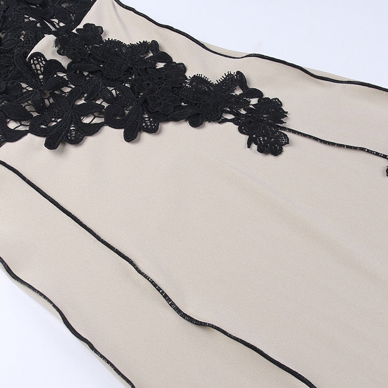 Women Sexy V Neck Party Club Birthday Evening Bodycon Lace Midi Dress  Summer Clothes Wholesale Items For Business