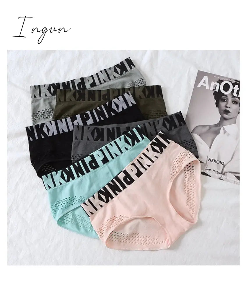 Ingvn - Sporty Style Briefs Women's Panties Sexy Seamless Underwear Sport Briefs Yoga Body Shaper Underpant Bodyslim Intimates Lingerie