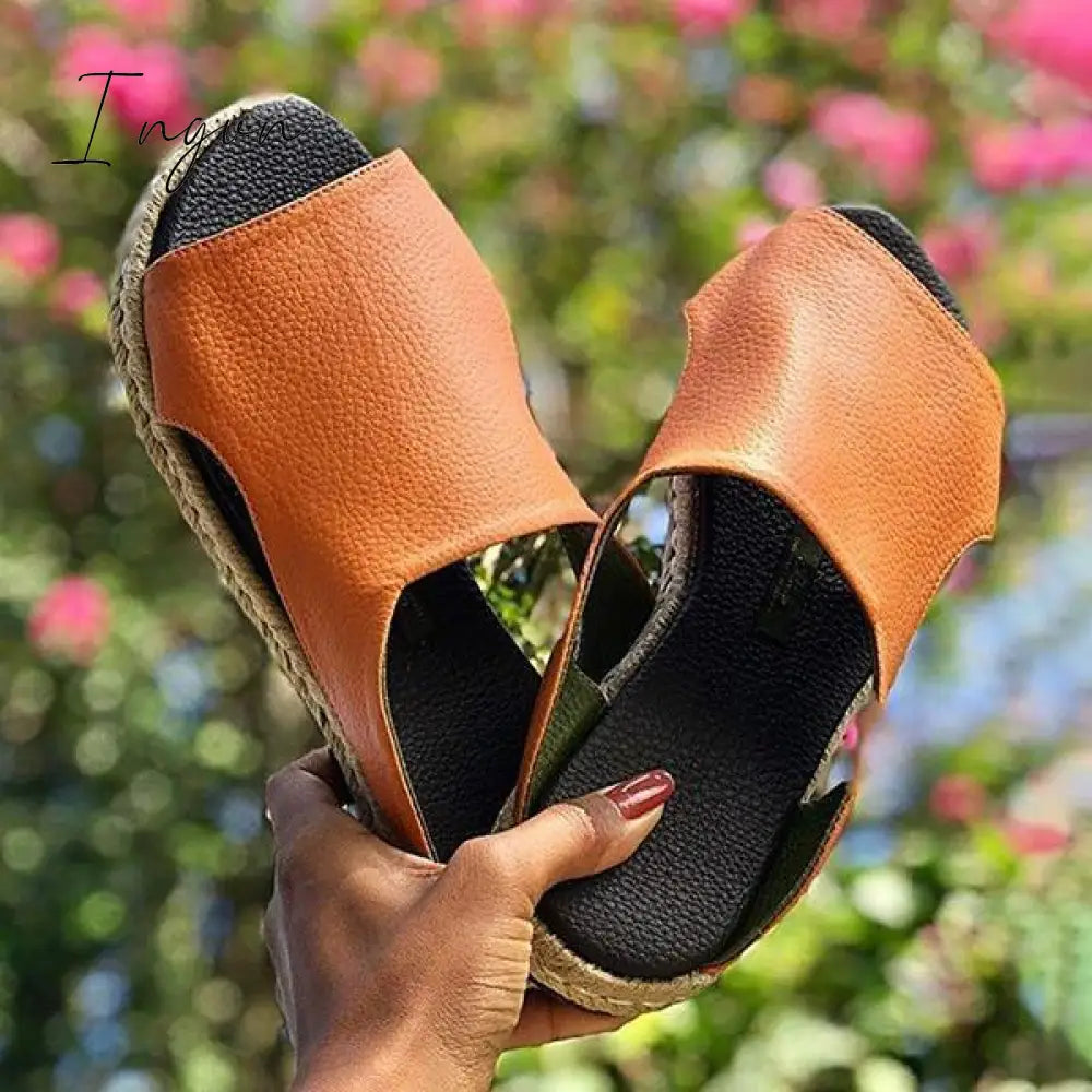 Ingvn - Summer Casual Comfy Slip On Sandals