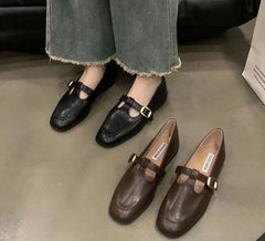 Spring Autumn Women Flat Shoes Fashion Ladies Shallow Slip On Mary Jane Shoes Female Round Toe Shoes