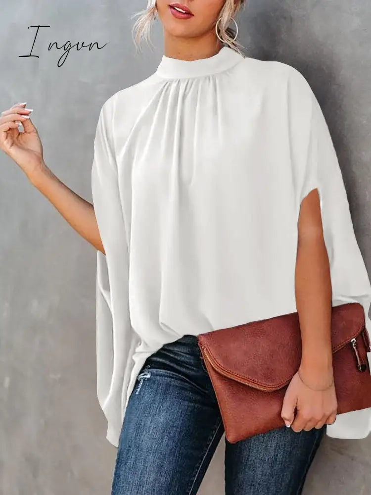 Ingvn - Summer Short Sleeve Loose Top Femme Blouse Women Fashion Casual Womens Tops And Blouses Ladies Print Shirt Shirts Elegant