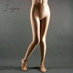 Ingvn - high quality Women High Gloss Pantyhose Tights Elastic Oil Shiny Glossy Stockings Hosiery Plus Size Black Red Blue White