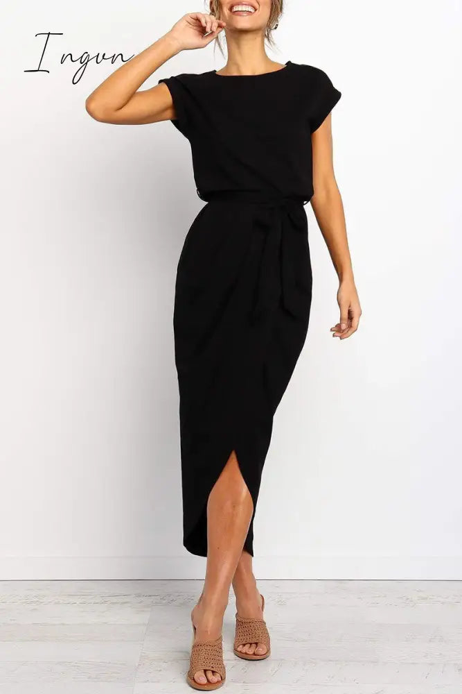 Ingvn -  After Midnight Ankle Length Midi Dress(4 Colors)
