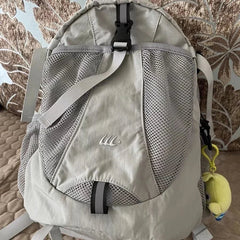 Ingvn  Fashion Portable Light Nylon Unisex Backpack Causal Travel Outdoor Camping School Backpack Men Women Fashion Commuter Backpack