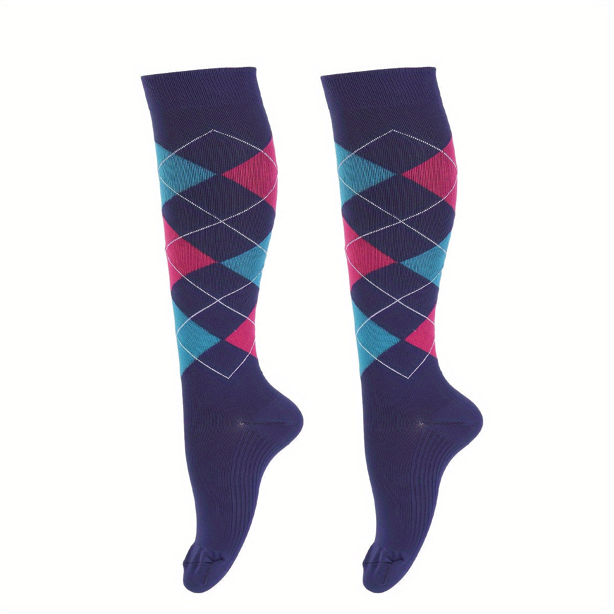 Compression Socks for Women - 20-30 mmHg Graduated Compression, Wide Calf Support for Pregnancy, Running, Nursing, and Athletic Activities
