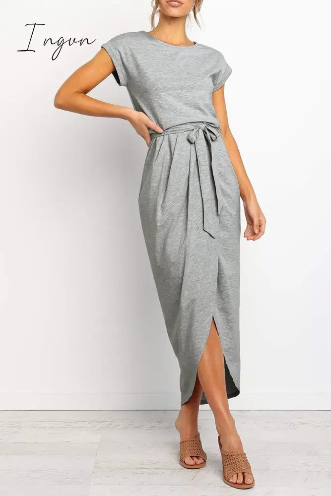 Ingvn -  After Midnight Ankle Length Midi Dress(4 Colors)