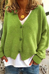 Ingvn - Casual Solid Patchwork V Neck Mid Waist Sweaters(15 Colors)