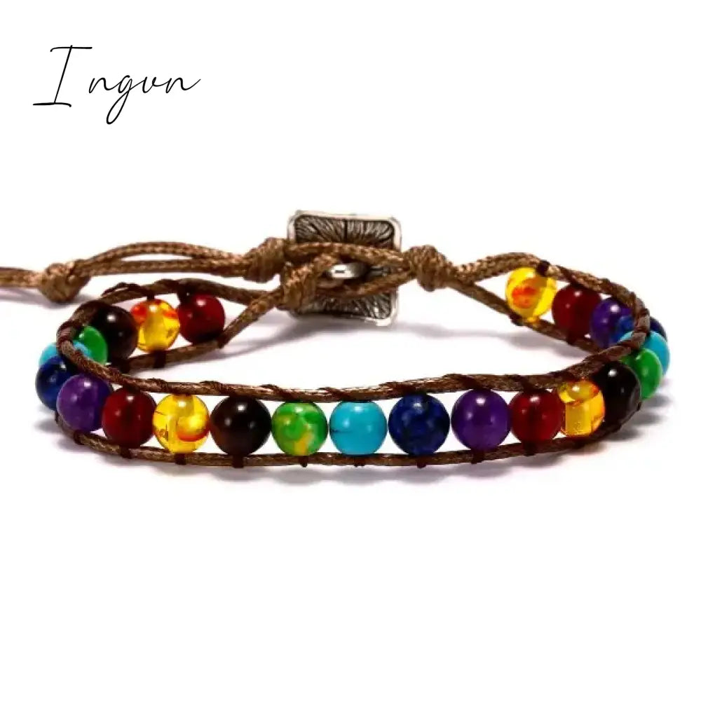 Charm Imitation Natural Stone Beaded Bracelet for Women Men Tiger Eye Beads Adjustable Bracelets Couple Friendship Party Jewelry