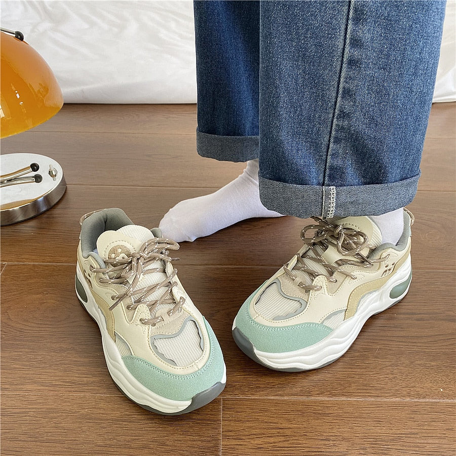Sneakers Women Vulcanize Shoes New Female Designer Platform Shoes Thick Sole Running Casual Ladies Shoes Tenis Feminino