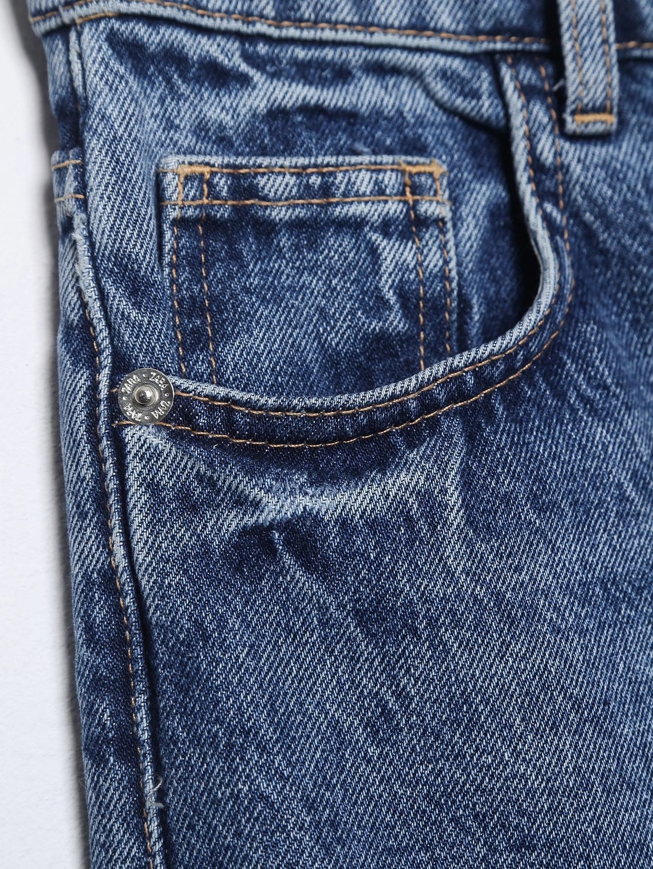 Voguable  denim skirt  spring new women's clothing Versatile fashion high waist contrast color patchwork casual denim skirt series