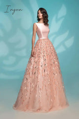 Ingvn - New Dark Nary Evening Dress Sequin Dress Dress Lady Elegant Evening Dress Long Dress