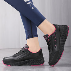Fashion Lightweight Non-slip Low Top Sneakers, Comfortable Solid Color Running Shoes, Women's Footwear