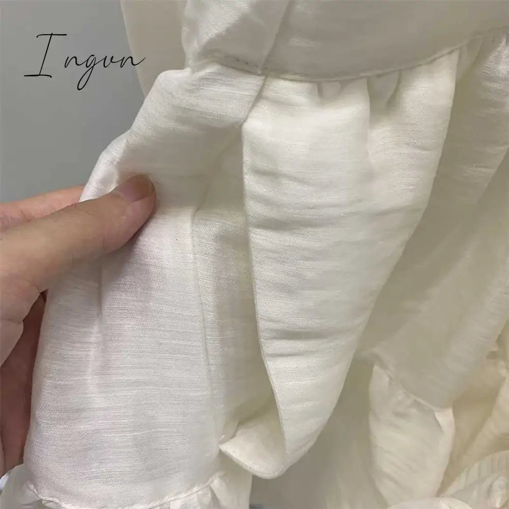 Ingvn - pleating women dress long sleeve spring autumn dress fashion ladies dress pockets mini sexy dress women