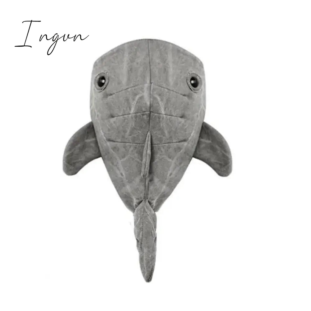 Ingvn - Funny Shark Shaped Crossbody Canvas Bag Fashion Cute Cartoon Crossobdy Bags Women Men Outdoor Travelling Shoulder Satchel