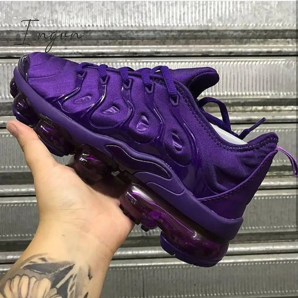 Ingvn - Plus Air Cushion Purple Sneakers