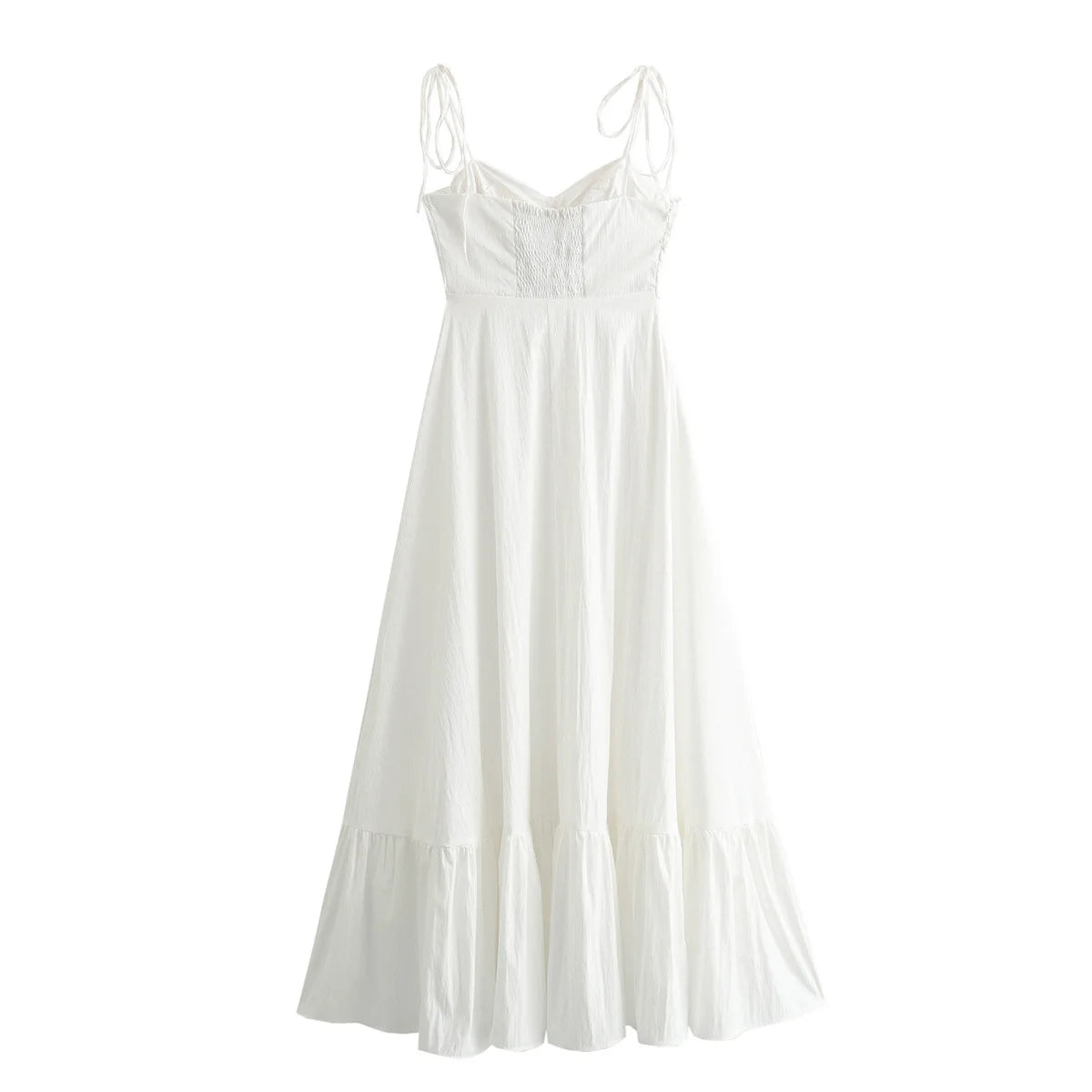 Sexy Elegant White Slip Corset Dress Tie Strap Black Party Evening A-Line Sleeveless Bodycon Sundress Women Wedding Bridesmaid