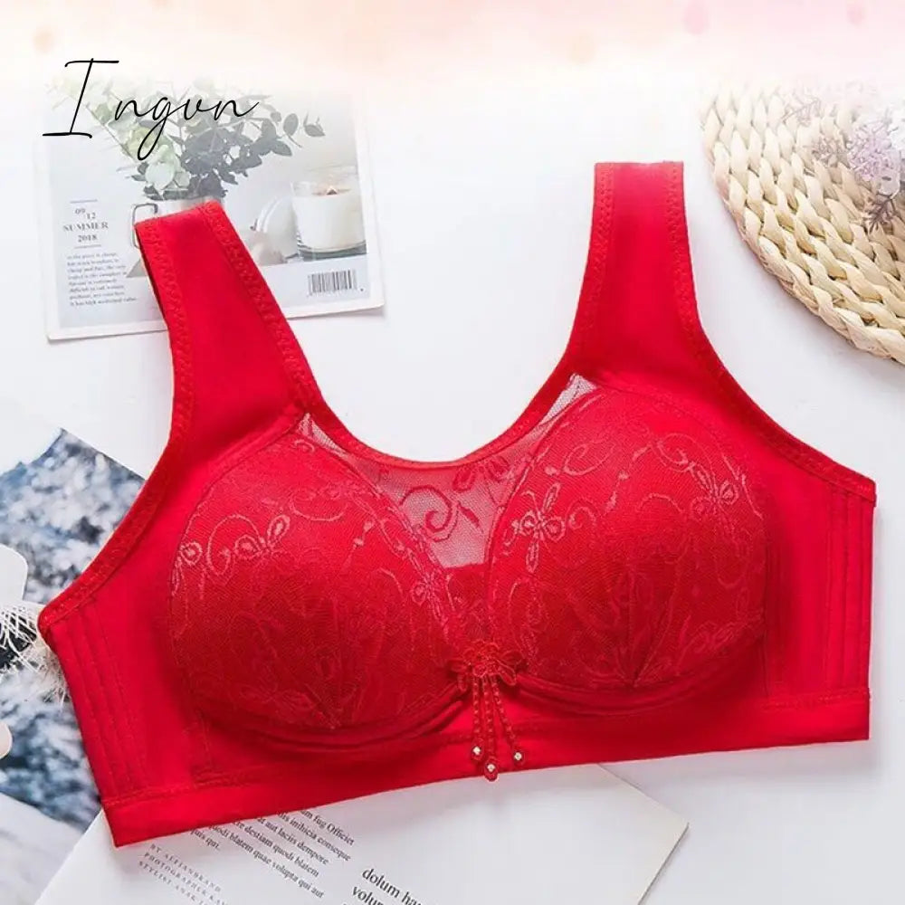 Ingvn - New No Rims Women Bras Seamless Lace Tube Top Anti-glare Breathable Comfort Large Cup Plus Size Women's Wireless Underwear