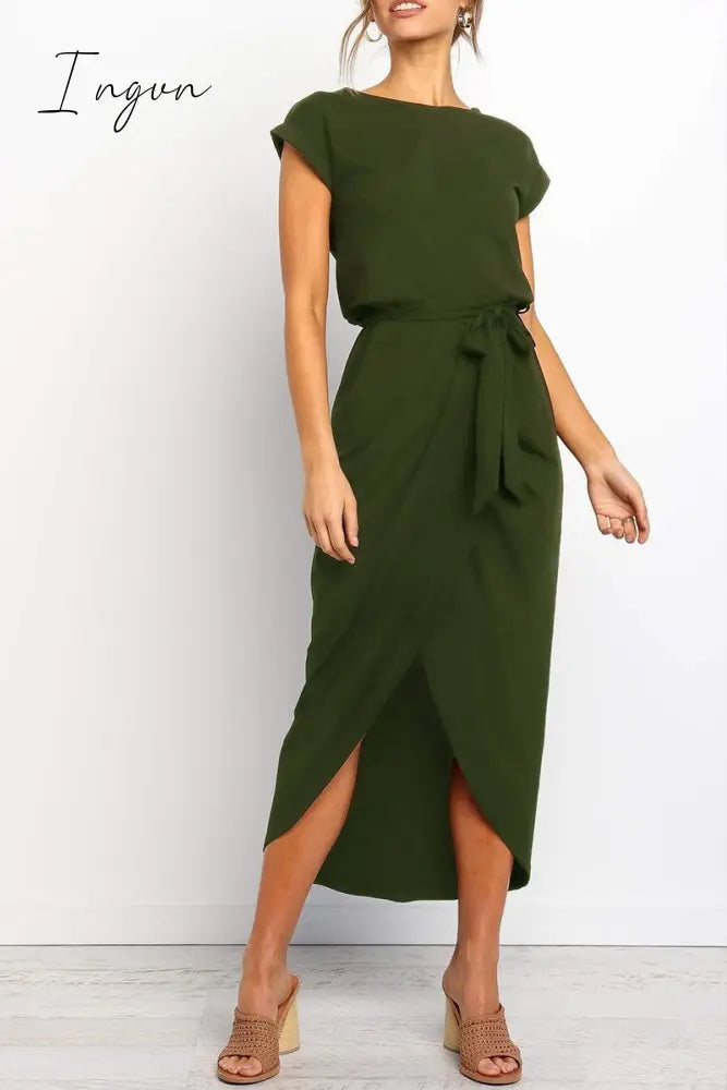 Ingvn -  After Midnight Ankle Length Midi Dress(4 Colors)
