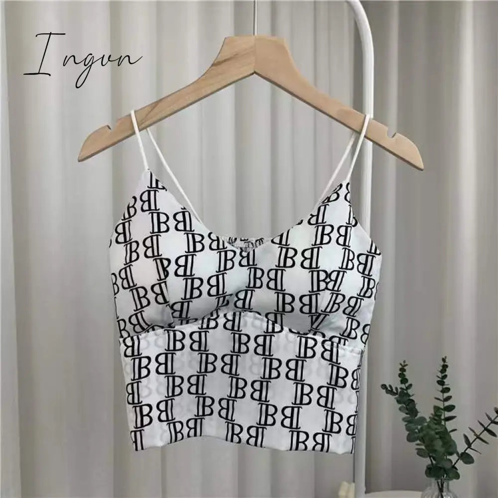 Ingvn - Y2k Tops Women Corset Top Korean Fashion Leopard Crop Top Camis Streetwear Sexy Tank Top Coquette 2023  Summer New