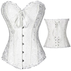 Plus Size Bustier Corsets Gothic Lace Up Binders and Shapers Overbust Body Shapewear Women Sexy Slimming Waist Trainer Boned 6XL