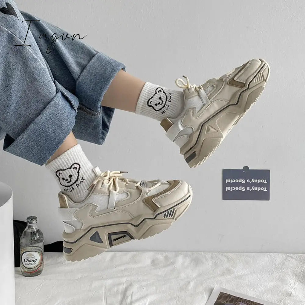 Ingvn - Aesthetic Fashion Platform Sneakers