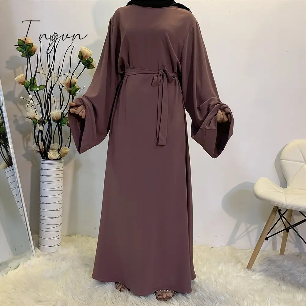 Ingvn - Outfits 2023 Fashion Trends Abaya Dubai Turkey Muslim Fashion Hijab Dress Kaftan Islam Clothing African Maxi Dresses For Women Vestido Robe Musulman De Mode
