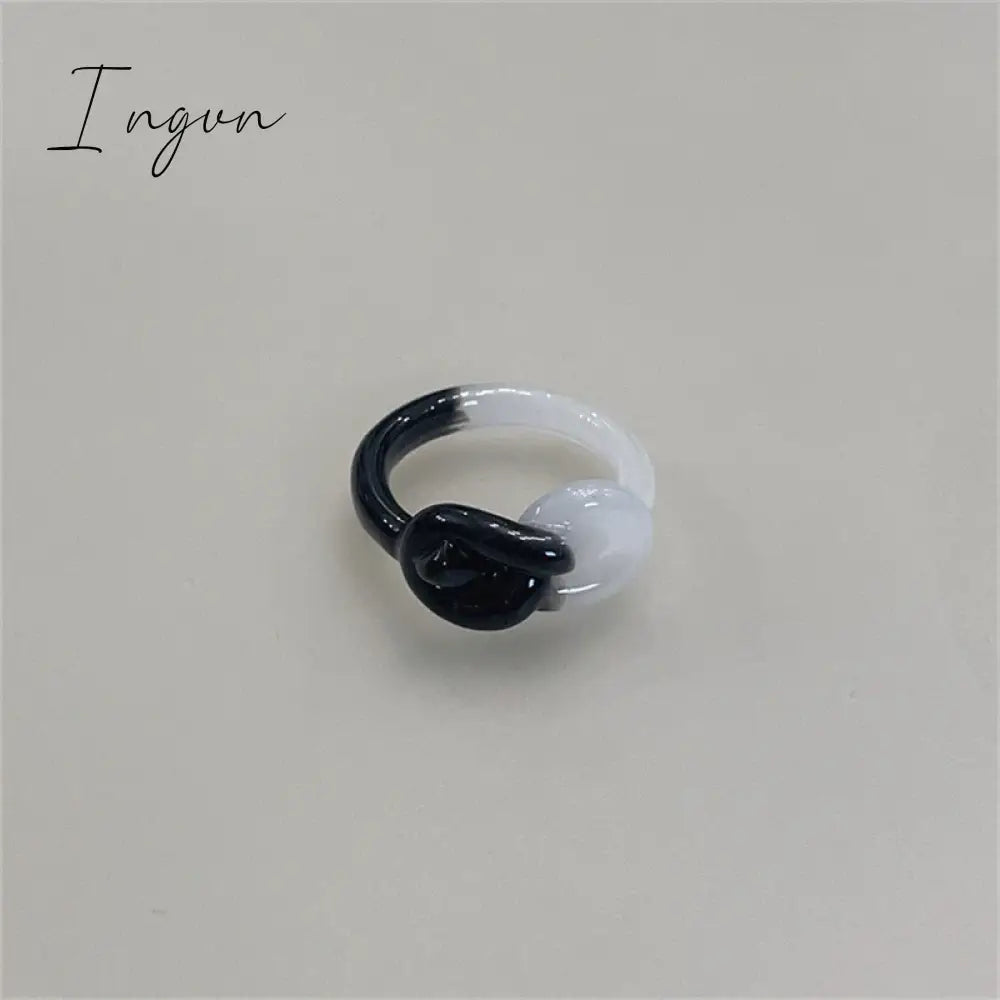 Trend Irregular Colorful Chic Pink Flower Ring for Women Fashion Y2K Cute Resin Ring Statement Aesthetic Jewelry Friend Gifts