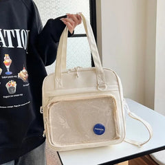Ingvn  New Casual Tote Women's Crossbody Shoulder Bag with High Aesthetic Value Student Class Tote Bag Girl Commuting Handbag