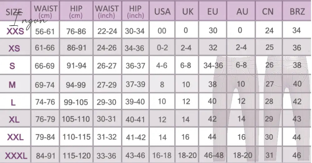 Ingvn - Melody Stretch Fitness Elegant Workout Aesthetic Pants Women Casual Trousers Plus Size Women's Pants Fake Leather Pants