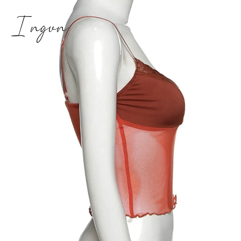 Ingvn - 80s fashion 21 Style Sexy Vintage Strappy Y2K Halter Crop Top Women Summer 90s Backless Cami Tops Tees Ladies Fashion Fitness Camisole Party