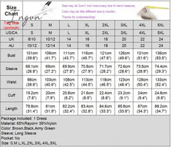 Ingvn - Loose Dress Autumn Women Long Sleeve Solid V Neck Party Dress Casual Loose Ruffled Pleated Party Vestido Robe
