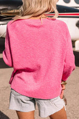Ingvn - Casual Solid O Neck Tops