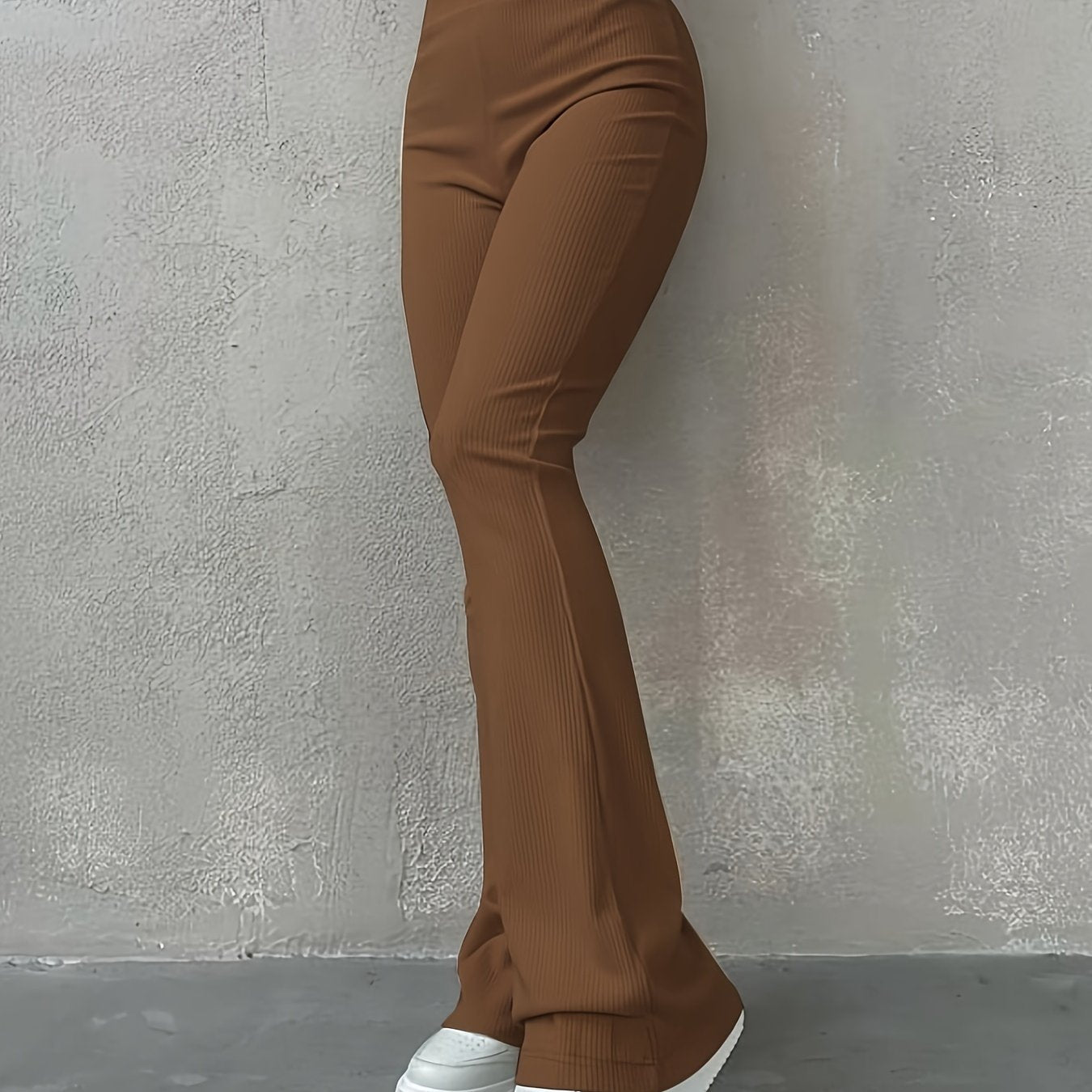 Chic High-Waist Leggings - Comfort Stretch, Solid Color, Perfect for Autumn & Winter - Womens Fashion