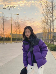 Ingvn - winter new couple outfit down jacket men's and women's trendy version of men's white duck down down jacket