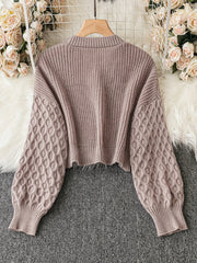 Stylish Solid Button Front Cardigan - Women's Long Sleeve Drop Shoulder Casual Outwear - Cozy Winter Clothing for Everyday Wear