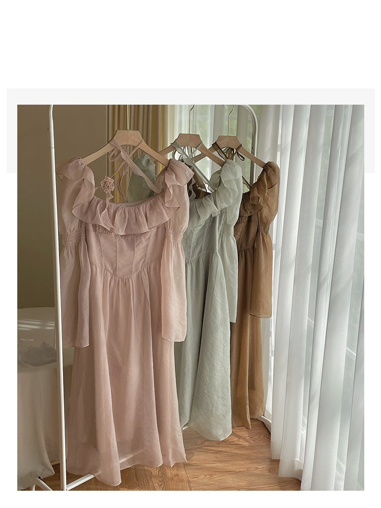 Voguable  Backless Midi Dress Women  New Summer High Waist Fashionable Elegant Office Ladies Vestidos Sexy Design Strapless Dresses