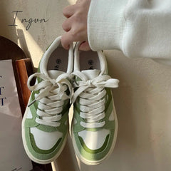 Ingvn - Skater Girl Pastel Colors Sneakers