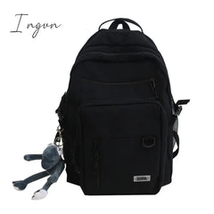 Ingvn - Aesthetic College Multi-Pocket Backpack